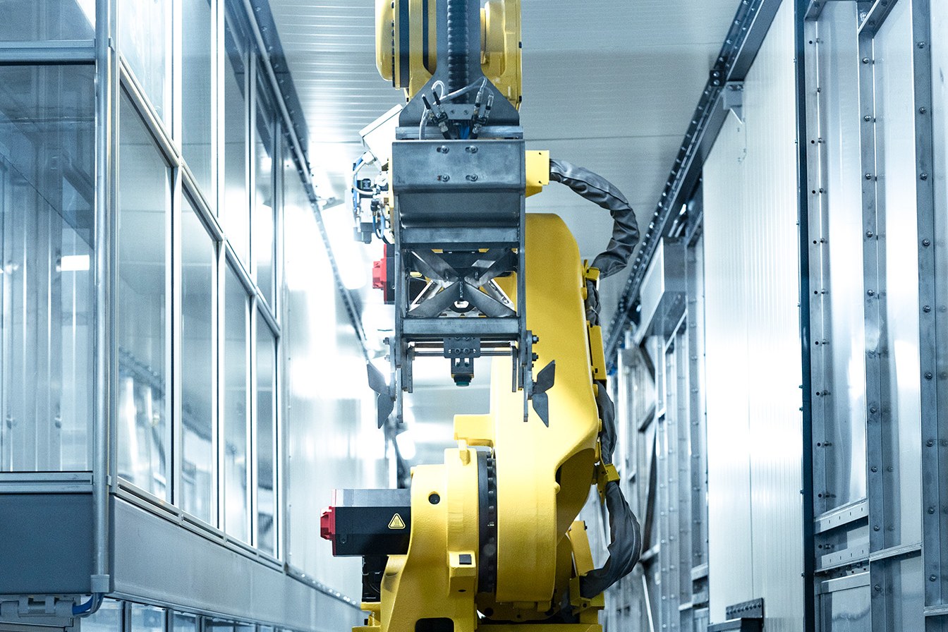 The robotic paint facility
